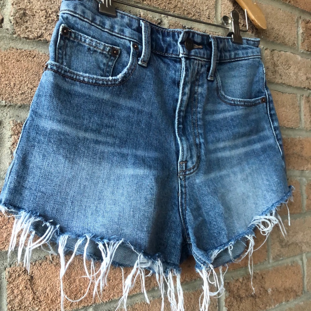 LUCKY BRAND | Blue size 26 cut off jean sh… - Picture 5 of 7